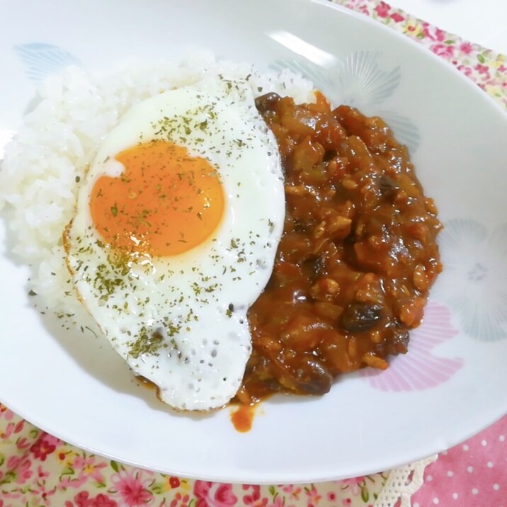 トマト缶で☆ドライカレー